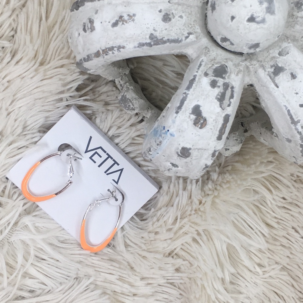 😱 Gorgeous Vetta earrings in coral and silver 😍